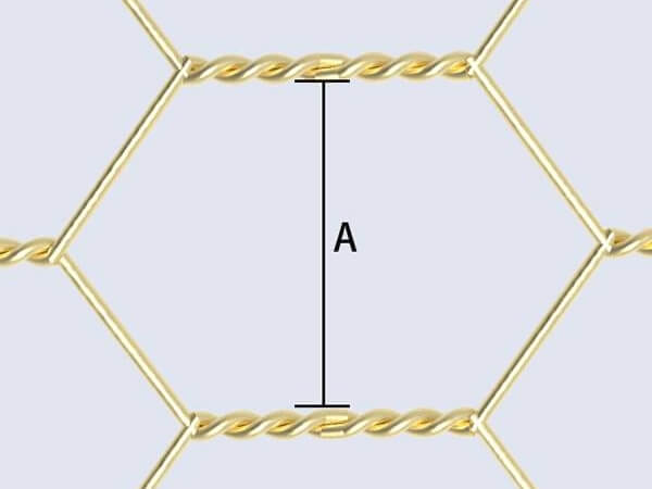 在铜合金拧花网的图片上标准网孔.